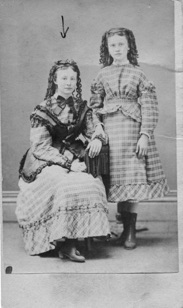 Emma Jones (left) most likely one of her sisters next to her